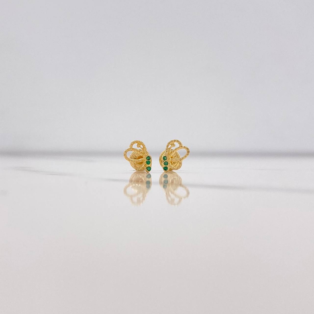Topos Mariposa Silueta 0.85gr / Circones Verdes Oro Amarillo $