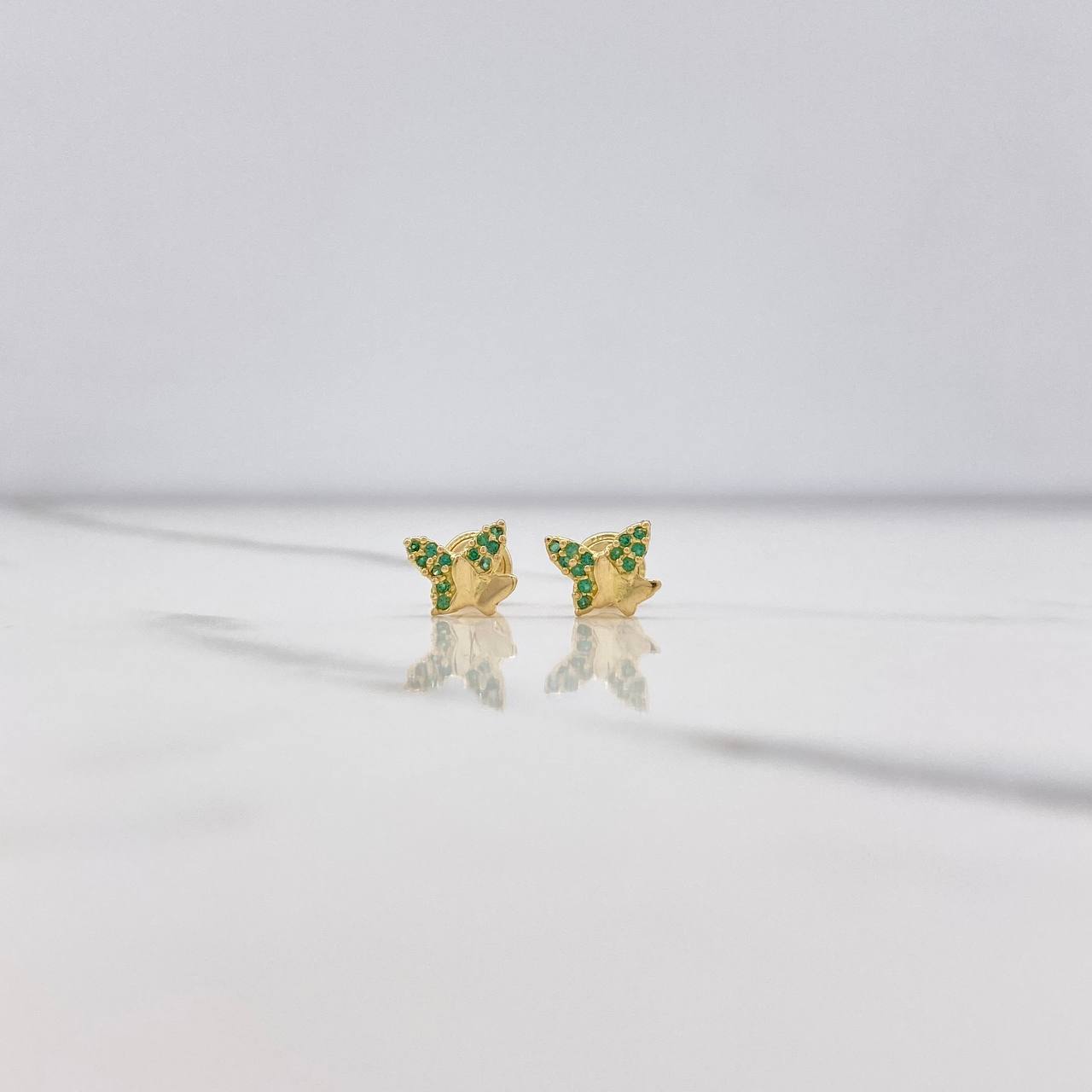 Topos Mariposa Doble 0.95gr / Circones Verdes Oro Amarillo $
