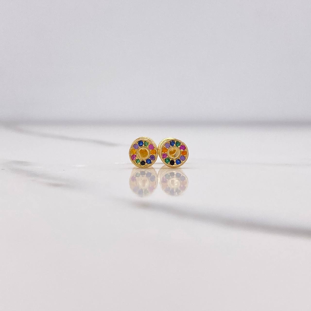 Topos Circulo 0.9gr / Circones Colores Oro Amarillo $