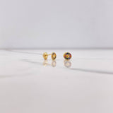 Topos Circulo 0.9gr / Circones Colores Oro Amarillo $