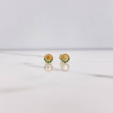Topos Circulo Lisos 0.75gr / Circones Verdes Oro Amarillo $