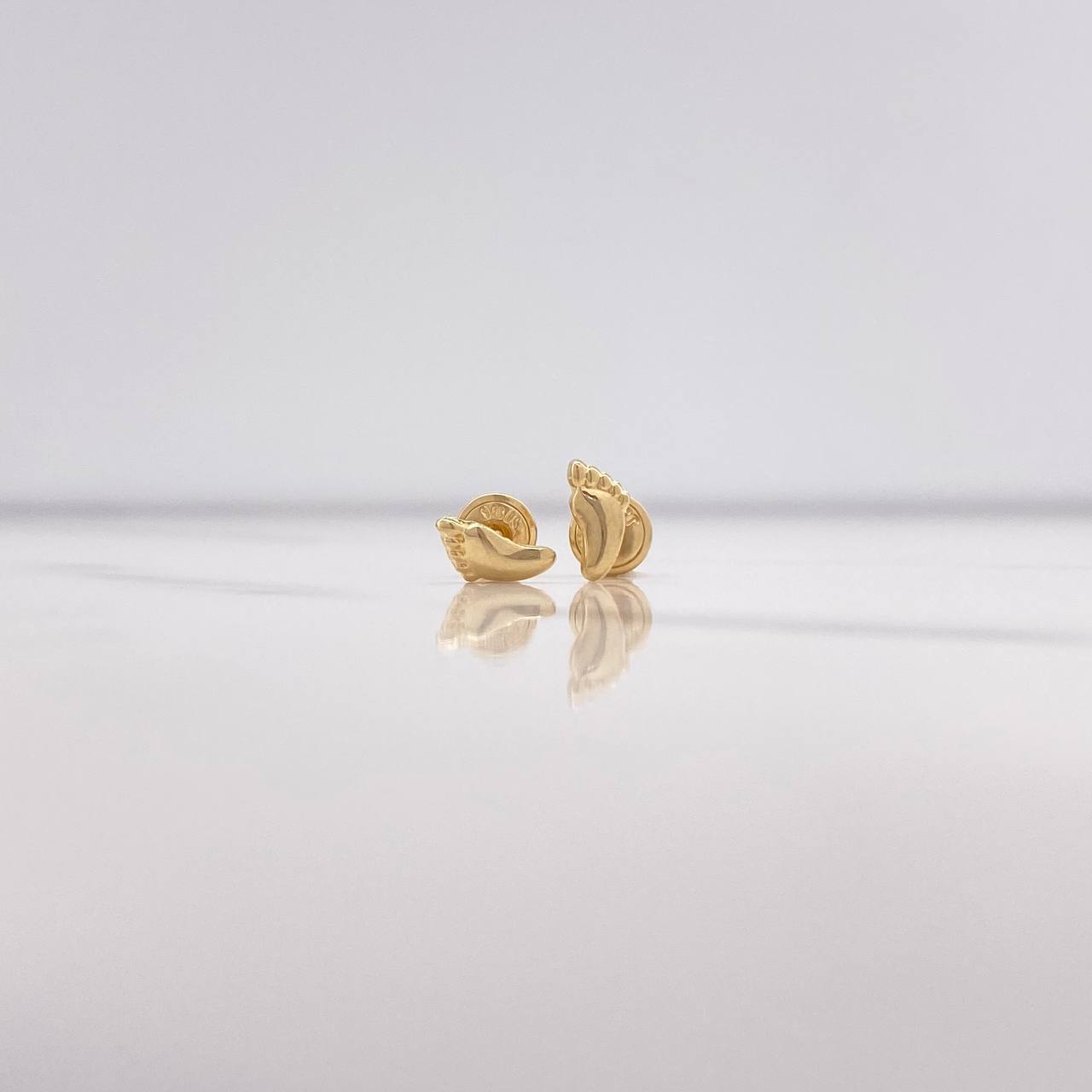 Topos Pies 0.4gr / Lisos Oro Amarillo 18K &