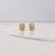 Topos Tres Corazones 0.7gr / Diamantados Tres Oros &