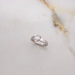 Anillo Solitario Pera 2.6gr / T6  / Diamante 0.40 Qts Oro Blanco (Joya) ©
