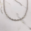 Cadena Calabrote 17.2gr / 45cm / 4.4mm Oro Blanco $