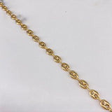 Cadena Calabrote 13.95gr / 60cm / 5mm Oro Amarillo $