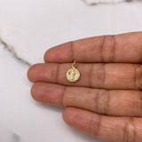 Dije San Benito 1.15gr / 1.3cm / Macizo Oro Amarillo $