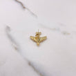 Dije Avion 2gr / 2cm / Liso Oro Amarillo $
