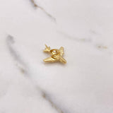 Dije Avion 2gr / 2cm / Liso Oro Amarillo $