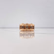 Anillo Bolas De Fuego 11.5gr / T8 3/4 / Circones Negros Oro Rosa $