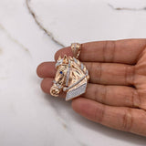 Dije Caballo 11.8gr / 4.5cm / Circones Blancos Azul Dos Oros Blanco Rosa $