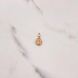 Dije Virgen de Guadalupe 0.2gr / 1.5cm / Troquelado Oro Rosa $