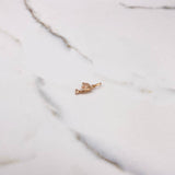 Dije Delfin 0.4gr / 1.8cm / Liso Oro Rosa $