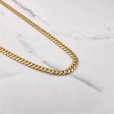 Cadena Cubana 72.25gr / 65cm / 6mm Maciza Oro Amarillo