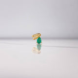 Dije Pera 0.7gr / 1.5cm / Esmeralda 61 Qts Oro Amarillo (Joya) &