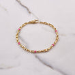 Pulso Rustico Tornillos 8.7gr / 19cm / 4mm Cauchos Fucsias Oro Amarillo $