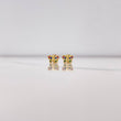 Topos Mariposa 1gr / Circones Colores Oro Amarillo $