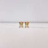 Topos Mariposa 1gr / Circones Colores Oro Amarillo $