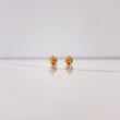 Topos Nota Musical 0.6gr / Circon Fucsia Oro Amarillo $