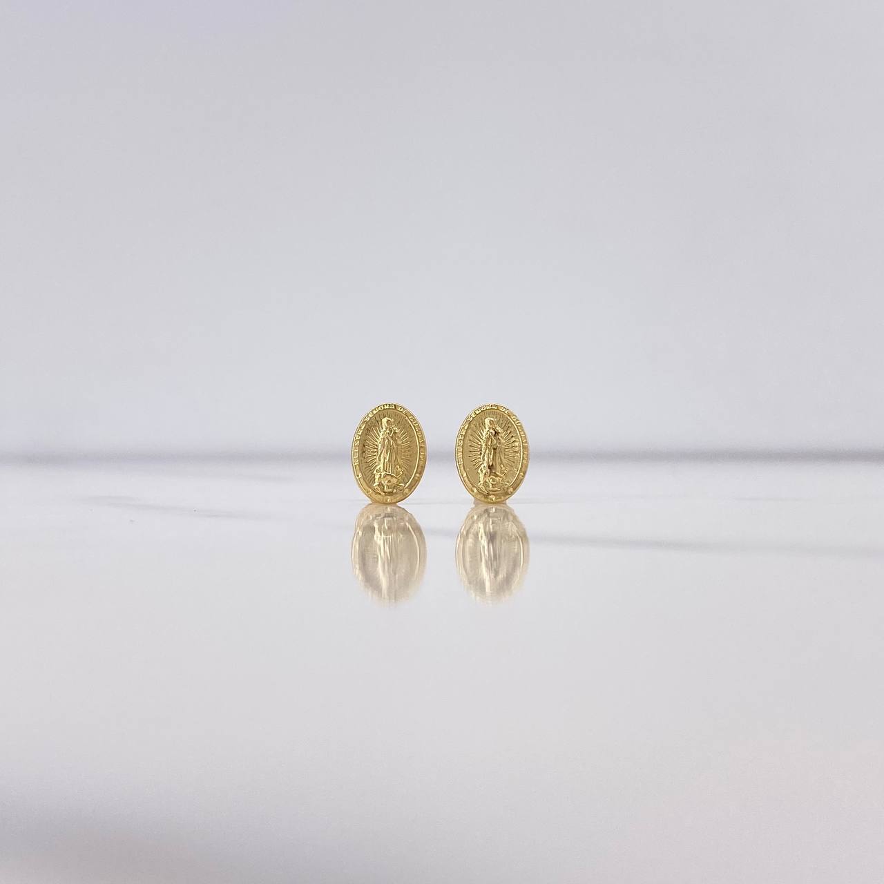 Topos Virgen de Guadalupe 0.85gr / Troquelado Oro Amarillo &