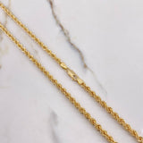 Cadena Lazo 11.05gr / 60cm / 4mm Oro Amarillo +3 &