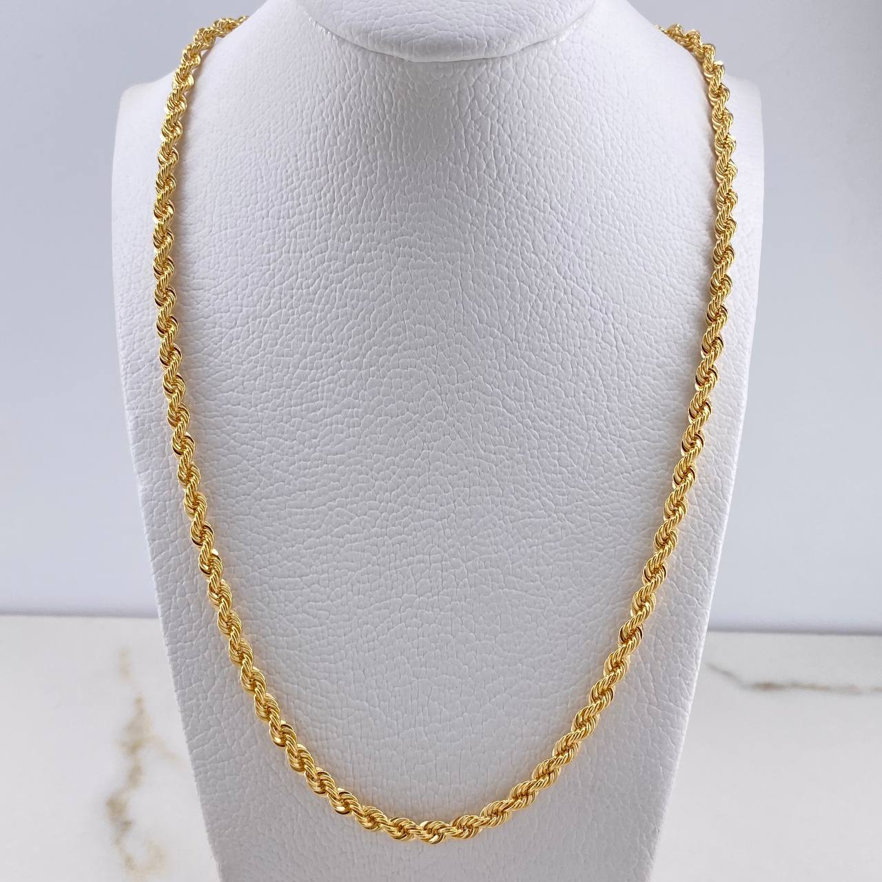 Cadena Lazo 11.05gr / 60cm / 4mm Oro Amarillo +3 &