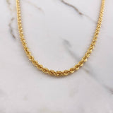 Cadena Lazo 11.05gr / 60cm / 4mm Oro Amarillo +3 &