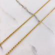 Cadena Lazo 2.4gr / 40cm / 2mm Oro Amarillo +3 &