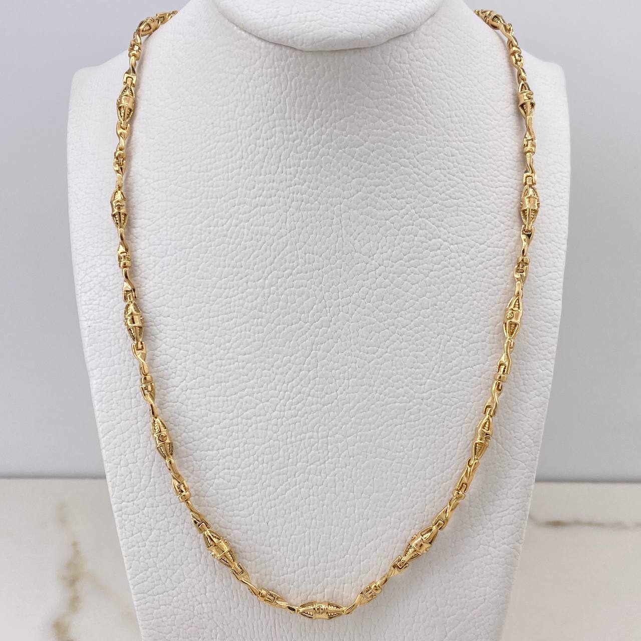 Cadena Dubai 34.9gr / 60cm / 4mm Oro Amarillo &