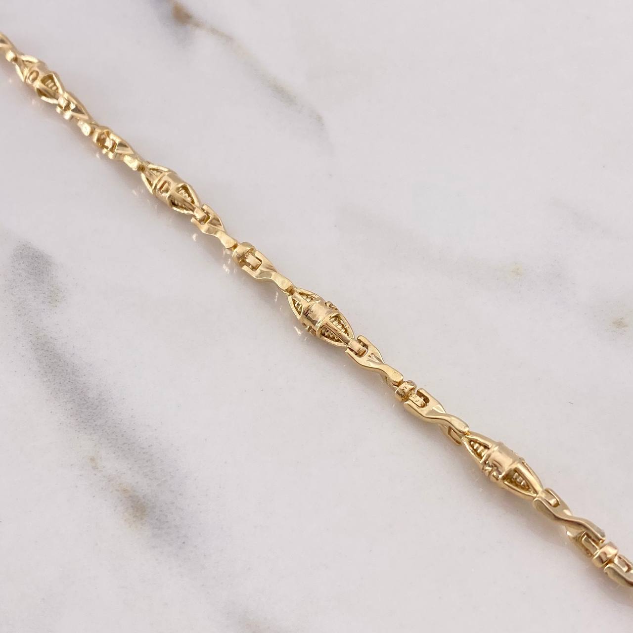 Cadena Dubai 34.9gr / 60cm / 4mm Oro Amarillo &