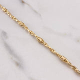 Cadena Dubai 34.9gr / 60cm / 4mm Oro Amarillo &