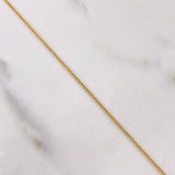 Cadena Mini Cubana 0.8gr / 50cm / 1mm Oro Amarillo +1 &
