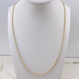 Cadena Militar 8.25gr / 60cm / 1.75mm Diamantado Luna Dos Oros Amarillo Blanco +3 $