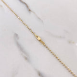 Cadena Militar 8.25gr / 60cm / 1.75mm Diamantado Luna Dos Oros Amarillo Blanco +3 $