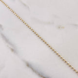 Cadena Militar 8.25gr / 60cm / 1.75mm Diamantado Luna Dos Oros Amarillo Blanco +3 $