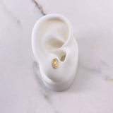 Topos Virgen María 0.75gr / Circones Blancos Oro Amarillo $