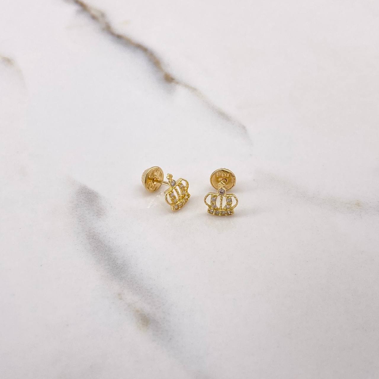 Topos Corona Real 0.75gr / Circones Blancos Oro Amarillo $