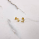 Topos Corona Real 0.75gr / Circones Blancos Oro Amarillo $