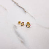 Topos Circulo Arbol 0.8gr / Circones Colores Oro Amarillo $