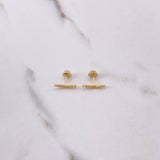 Topos Linea 0.75gr / Circones Blancos Oro Amarillo $