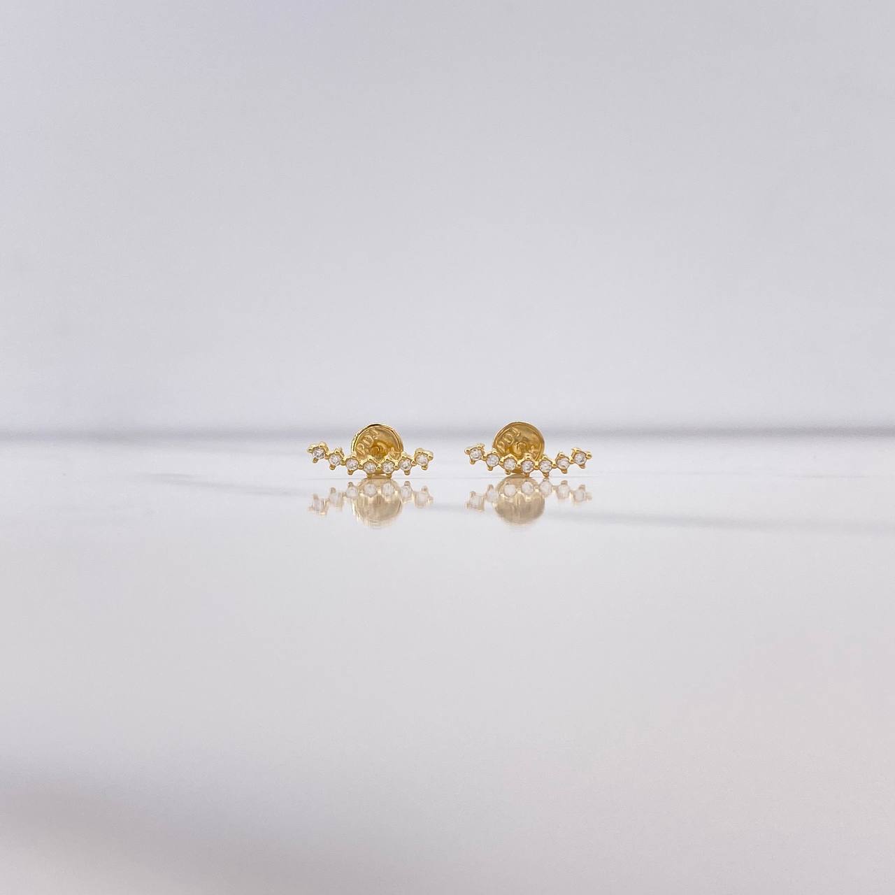 Topos Linea 0.75gr / Circones Blancos Oro Amarillo $