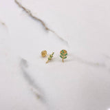 Topos Rama 0.7gr / Circones Verdes  Oro Amarillo $