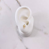 Topos Hojas 0.75gr / Circones Blancos Oro Amarillo $