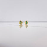 Topos Tortuga 0.6gr / Circones Verdes  Oro Amarillo $