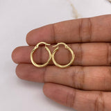 Candongas Lui 1.15gr / 1.8cm / Entorchado Oro Amarillo &