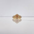 Anillo Correa Corona RX 4.55gr / T6 3/4 / Circones Blancos Tres Oros &
