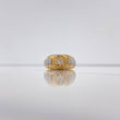 Anillo Crono Tempo 5.6gr / T9 1/4 / Circon Blanco Dos Oros Amarillo Blanco &