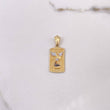 Dije San Miguel Arcángel 4.8gr / 3.3cm / Placa Dos Oros Amarillo Blanco &