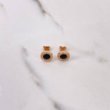 Topos BV 3.05gr / Ceramica Negra Oro Rosa $