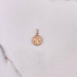 Dije San Benito 0.8gr / 2.1cm / Tambor Oro Rosa $